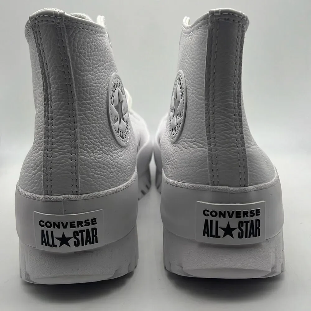 Converse Chuck Taylor All Star Leather Lugged 2.0 White Sneakers Men 8.5 / W10.5 - Picture 5 of 9